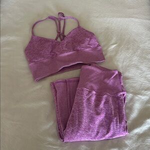ALO Alosoft Leggings and Bra Set